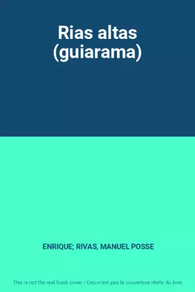 Couverture du produit · Rias altas (guiarama)