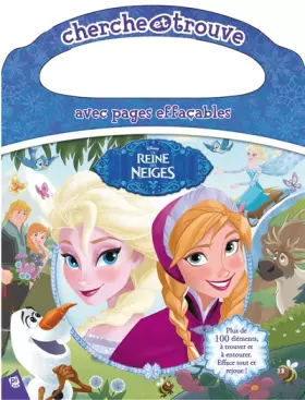 Couverture du produit · Cherche et trouve la Reine des Neiges : Avec pages effaçables et un feutre