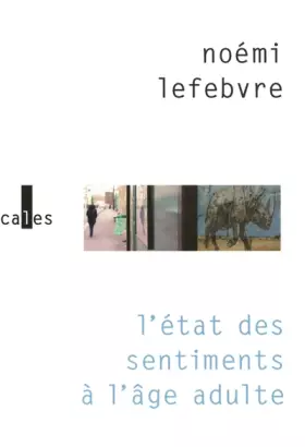 Couverture du produit · L'état des sentiments à l'âge adulte