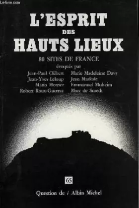 Couverture du produit · L'esprit des Hauts Lieux 80 sites de France