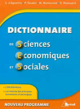 Couverture du produit · Dictionnaire de Sciences économiques et sociales