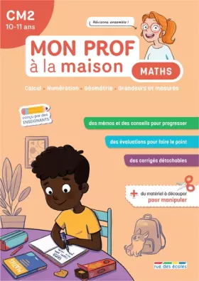 Couverture du produit · Mon prof à la maison - Maths CM2: Calcul • Numération • Géométrie • Grandeurs et mesures