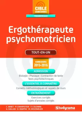 Couverture du produit · Ergothérapeute - psychomotricien