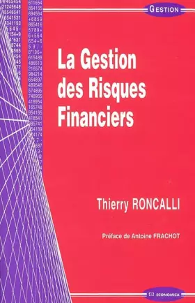 Couverture du produit · La Gestion des Risques Financiers