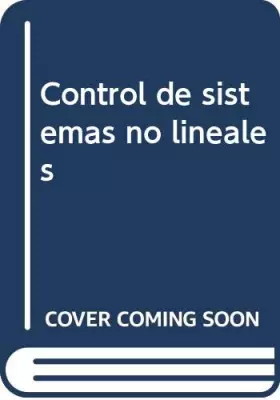 Couverture du produit · Control de sistemás no lineales (Fuera de colección Out of series)