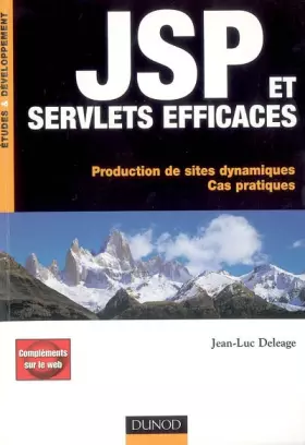 Couverture du produit · JSP et Servlets efficaces : Production de sites dynamiques Cas pratiques