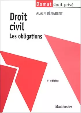 Couverture du produit · Droit civil : Les Obligations
