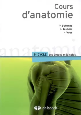 Couverture du produit · Cours d'anatomie