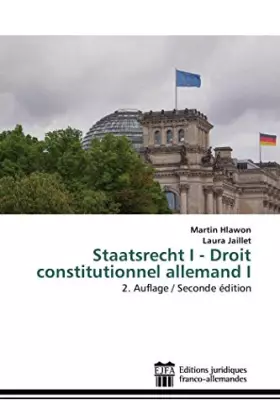 Couverture du produit · Staatsrecht i - droit constitutionnel allemand i: 2. Auflage / Seconde édition