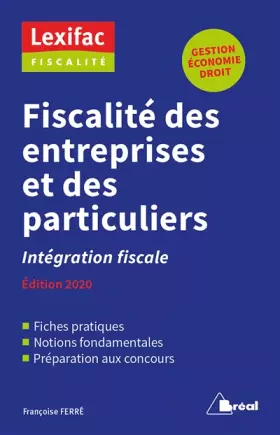 Couverture du produit · Fiscalité des entreprises et des particuliers. Intégration fiscale