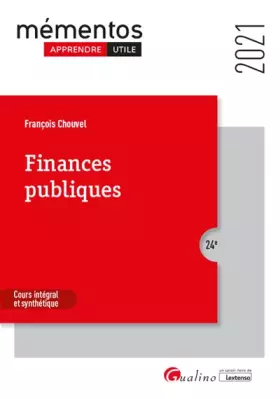 Couverture du produit · Finances publiques 2021: Intègre la loi de finances pour 2021 (2021)