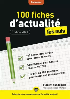 Couverture du produit · 100 fiches d'actualité pour les Nuls Concours, 3e éd