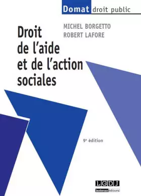 Couverture du produit · Droit de l'aide et de l'action sociales