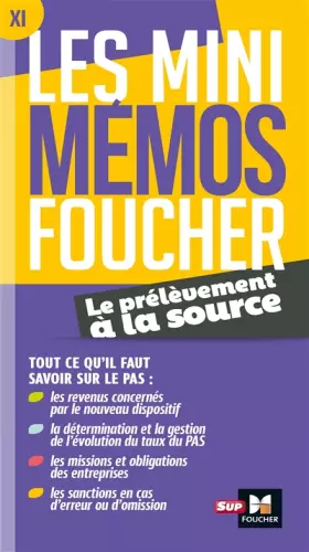 Couverture du produit · Les mini memos Foucher - Prélèvement à la source