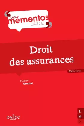 Couverture du produit · Droit des assurances - 13e éd.