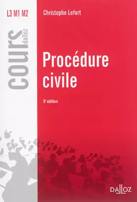 Couverture du produit · Procédure civile - 5e éd.