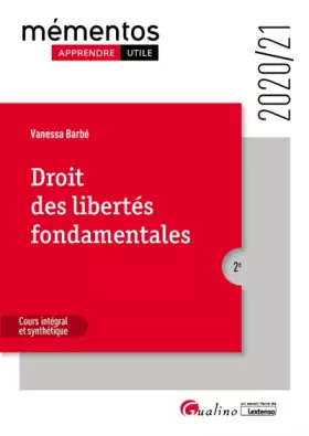 Couverture du produit · Droit des libertés fondamentales: Cours intégral et synthétique (2020)