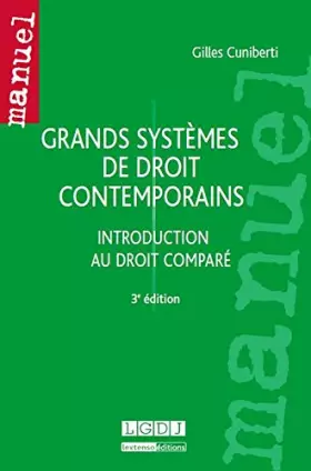 Couverture du produit · Grands systèmes de droit contemporains : Introduction au droit comparé