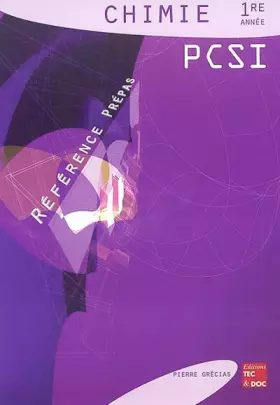 Couverture du produit · Chimie, 1re année : PSCI