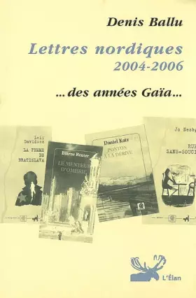 Couverture du produit · Lettres nordiques 2004-2006
