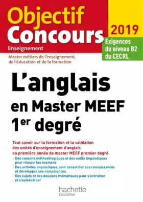 Couverture du produit · L'anglais en Master MEEF 1er degré: Exigences du niveau B2 du CECRL