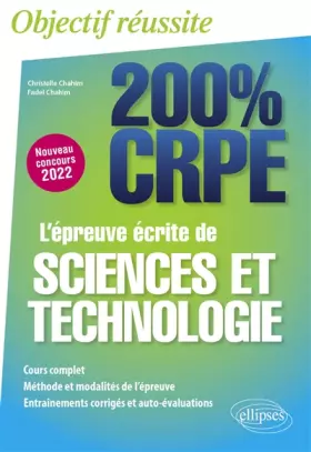 Couverture du produit · L'épreuve écrite de sciences et technologie - CRPE Nouveau concours 2022