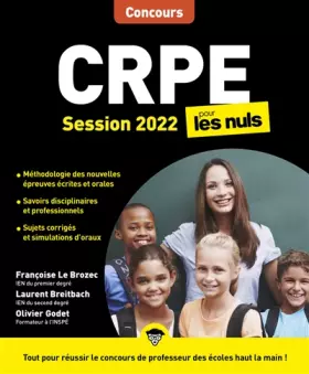 Couverture du produit · CRPE pour les Nuls Concours, édition 2022