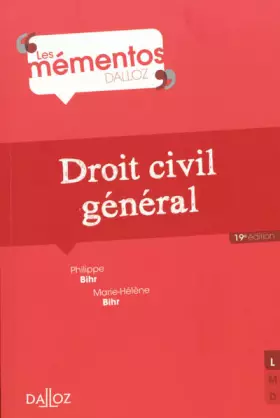Couverture du produit · Droit civil général - 19e éd.