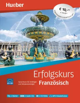 Couverture du produit · Erfolgskurs Französisch: Paket: 2 Übungsbücher + 4 Audio-CDs + 2 CD-ROMs