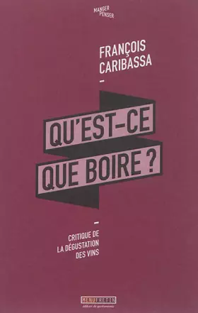 Couverture du produit · Qu'est-ce que boire ?