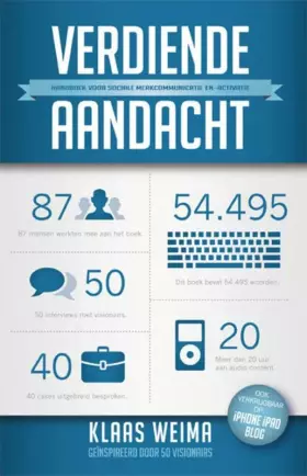 Couverture du produit · Verdiende aandacht: handboek voor sociale merkcommunicatie en -activatie