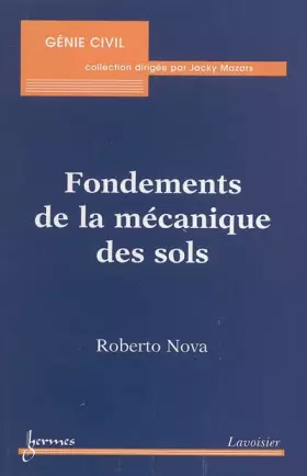 Couverture du produit · Fondements de la mécanique des sols