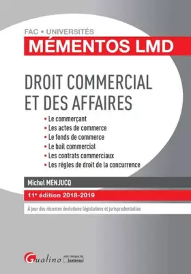 Couverture du produit · Droit commercial et des affaires