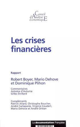 Couverture du produit · Les crises financières