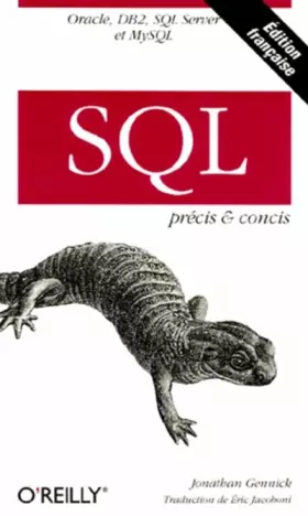 Couverture du produit · SQL