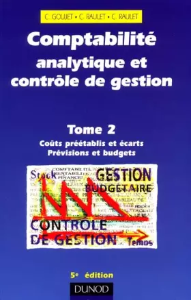 Couverture du produit · Comptabilité analytique et contrôle de gestion, tome 2