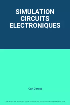 Couverture du produit · SIMULATION CIRCUITS ELECTRONIQUES