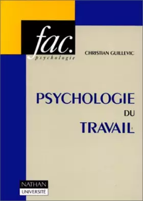 Couverture du produit · Psychologie du travail, 2e édition