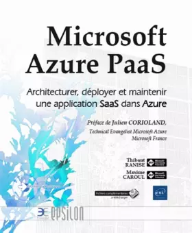 Couverture du produit · Microsoft Azure PaaS - Architecturer, déployer et maintenir une application SaaS dans Azure