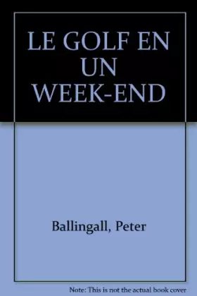 Couverture du produit · Golf, nouvelle édition