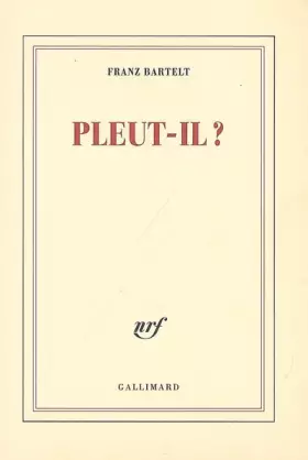 Couverture du produit · Pleut-il ?