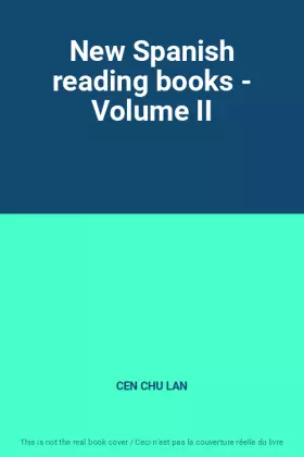 Couverture du produit · New Spanish reading books - Volume II