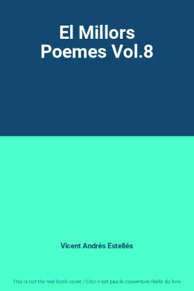 Couverture du produit · El Millors Poemes Vol.8