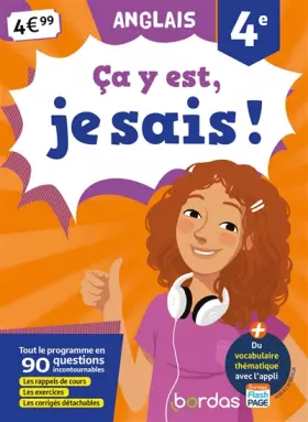 Couverture du produit · Ça y est, je sais ! - Anglais 4e