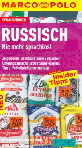 Couverture du produit · MARCO POLO Sprachführer Russisch: Nie mehr sprachlos! Zeigebilder: praktisch beim Einkaufen. Umgangssprache: extra Slang-Kapite