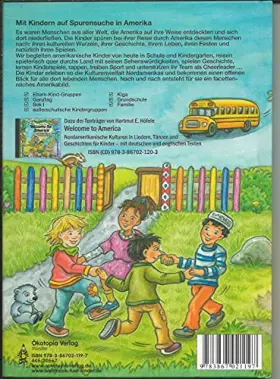 Couverture du produit · Welcome to America (Buch): Kinder entdecken die Vielfalt amerikanischer Kulturen in Spielen, Aktionen, Geschichten, Liedern und