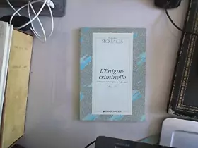 Couverture du produit · L'Enigme criminelle. Volume du maître