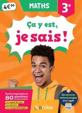 Couverture du produit · Ça y est, je sais ! Maths 3e