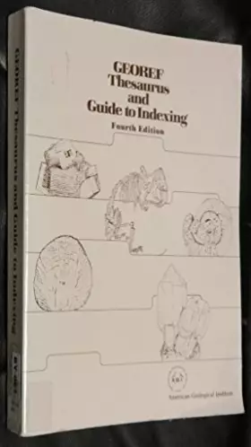 Couverture du produit · GeoRef thesaurus and guide to indexing