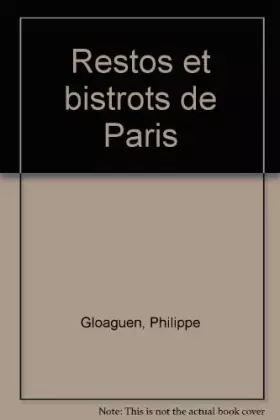 Couverture du produit · Restos et bistrots de Paris: Edition 1994-1995
